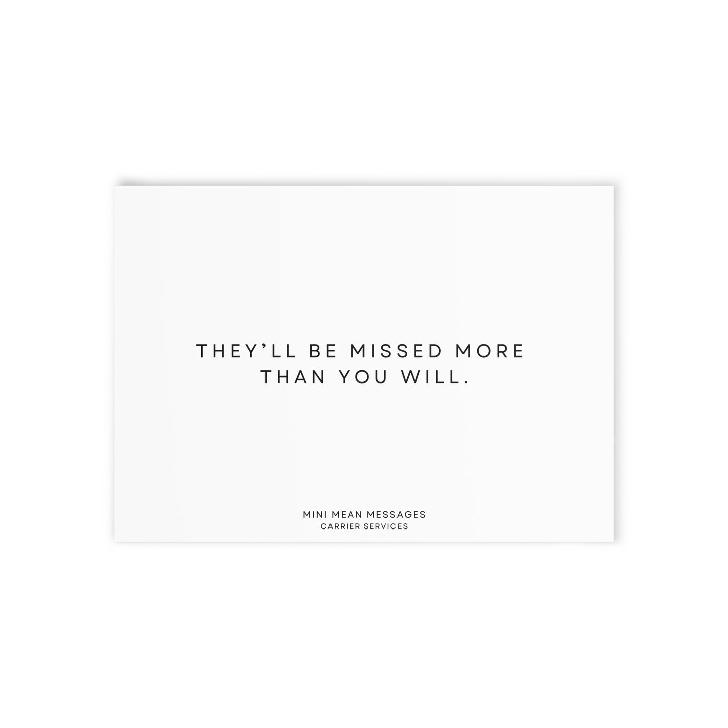 MISSED MORE