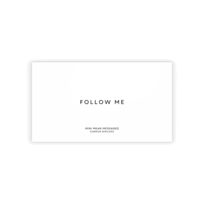 DAILY'S: FOLLOW ME