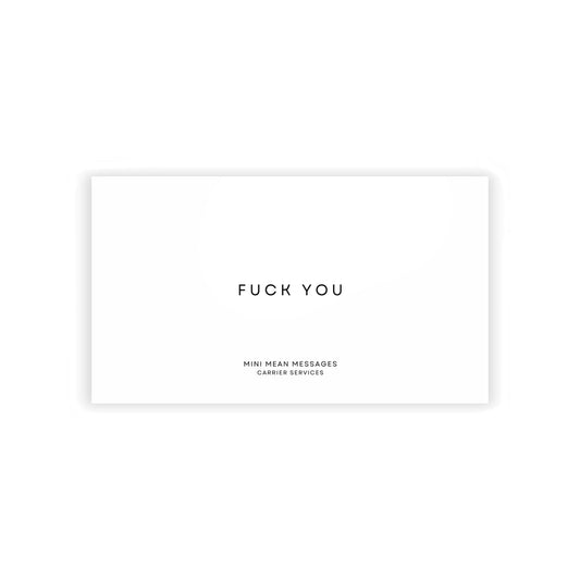 DAILY'S: FUCK YOU